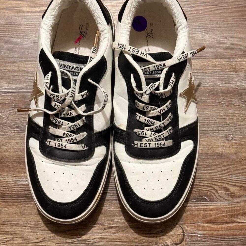 Vintage-havana Women's Black and White Trainers